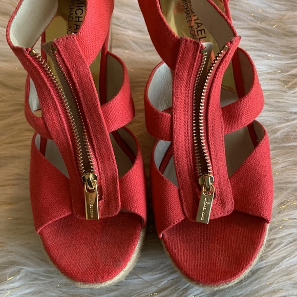 Michael Kors Damita Espadrille Wedge Sandals - Picture 6 of 11
